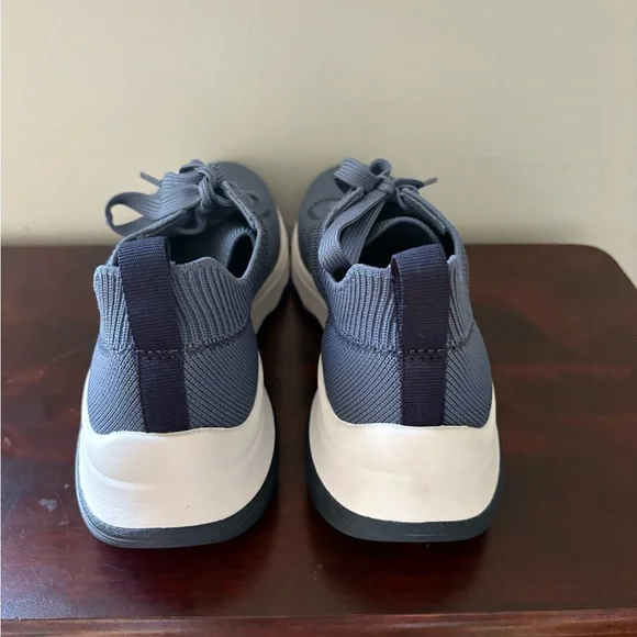 Clarks Cloudsteppers Women's Circuit Tie Denim Blue Knit Size 7.5 - Picture 4 of 5